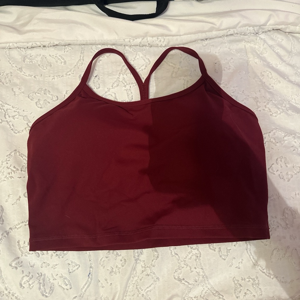Women's Maroon Sports Bra